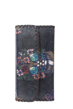 Floral Cat Print Hand Stitch Wallet HB0582 - NO.50