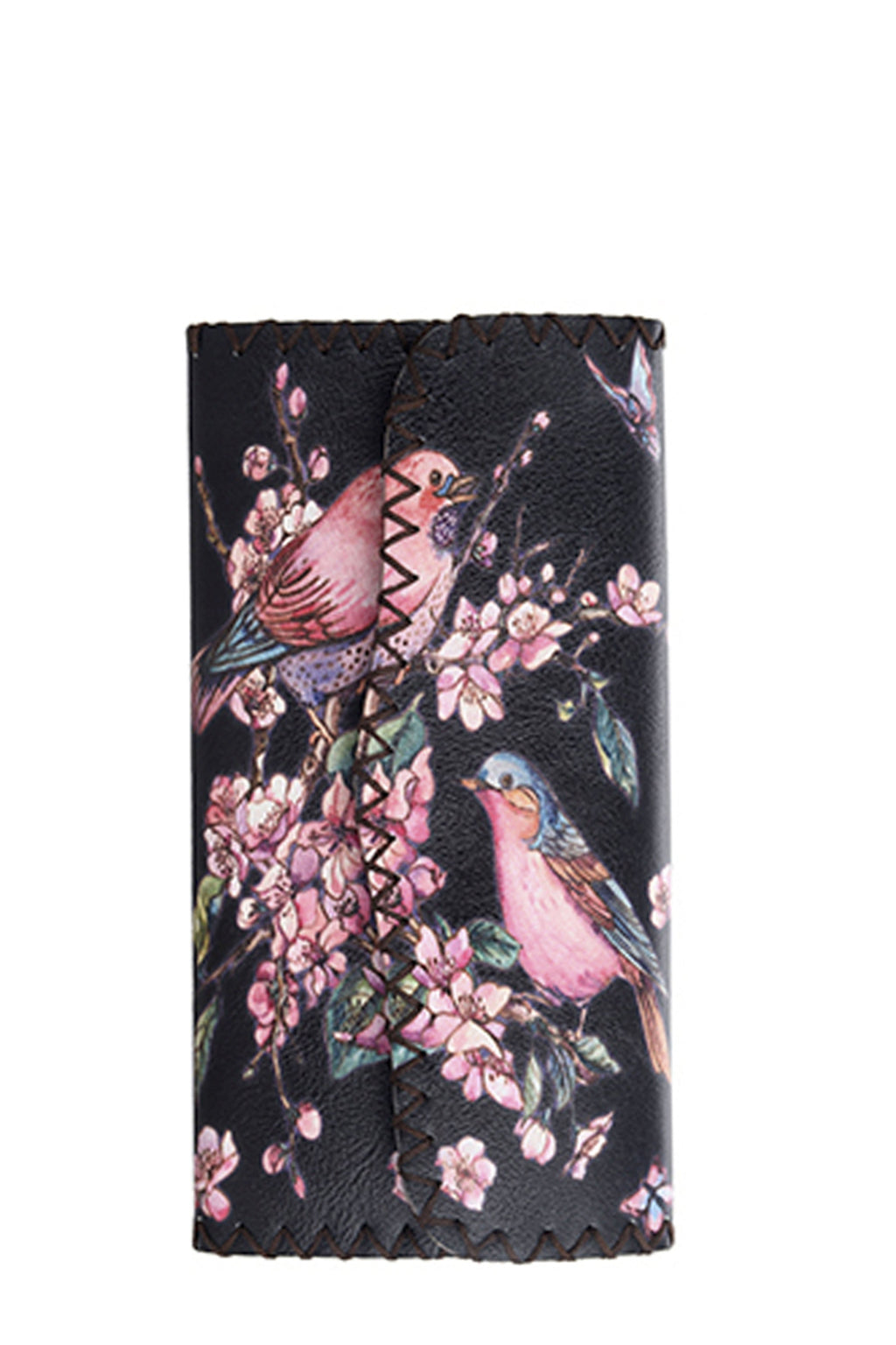 Birds Print Hand Stitch Wallet HB0582 - NO.60