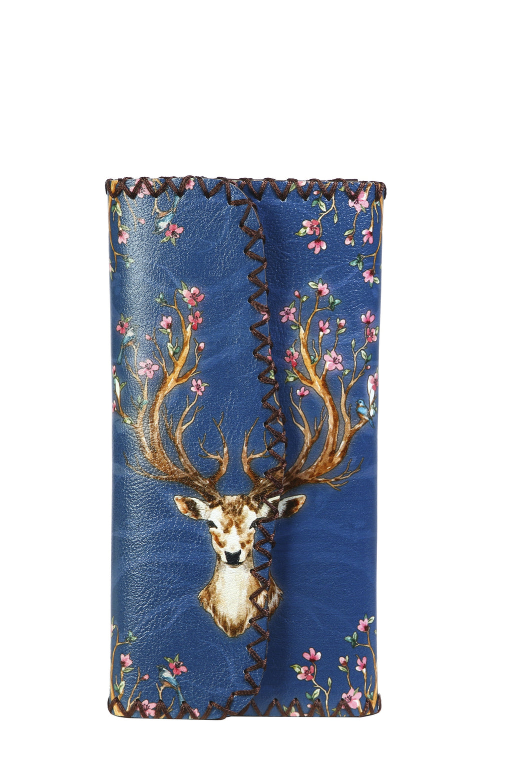 Deer Print Hand Stitch Wallet HB0582 - NO.72