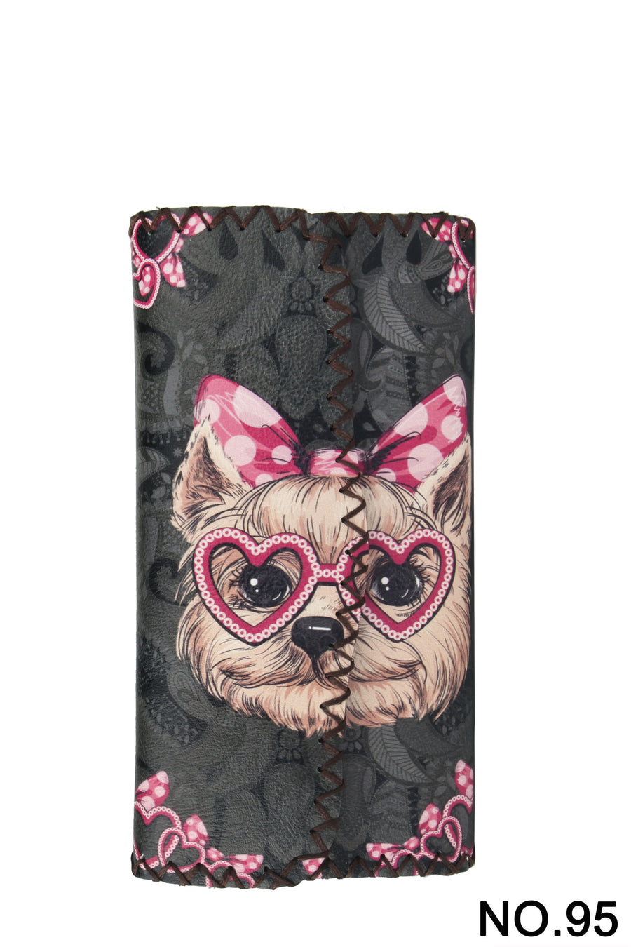 Shih Tzu Dog Print Hand-Stitched Wallet HB0582 - No. 95