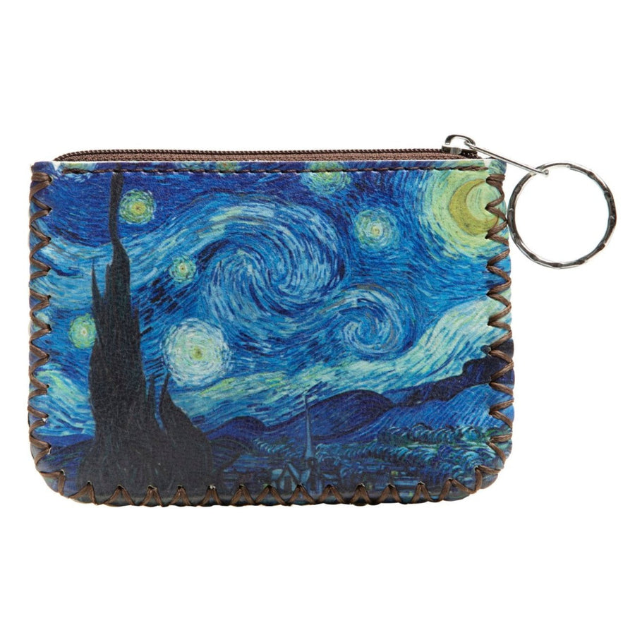 Starry Night Print Hand-Stitched Coin Purse HB0665 - No. 114