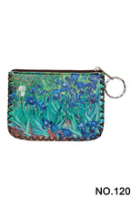 Irises Painting Print Hand Stitch Coin Purse HB0665 - NO.120