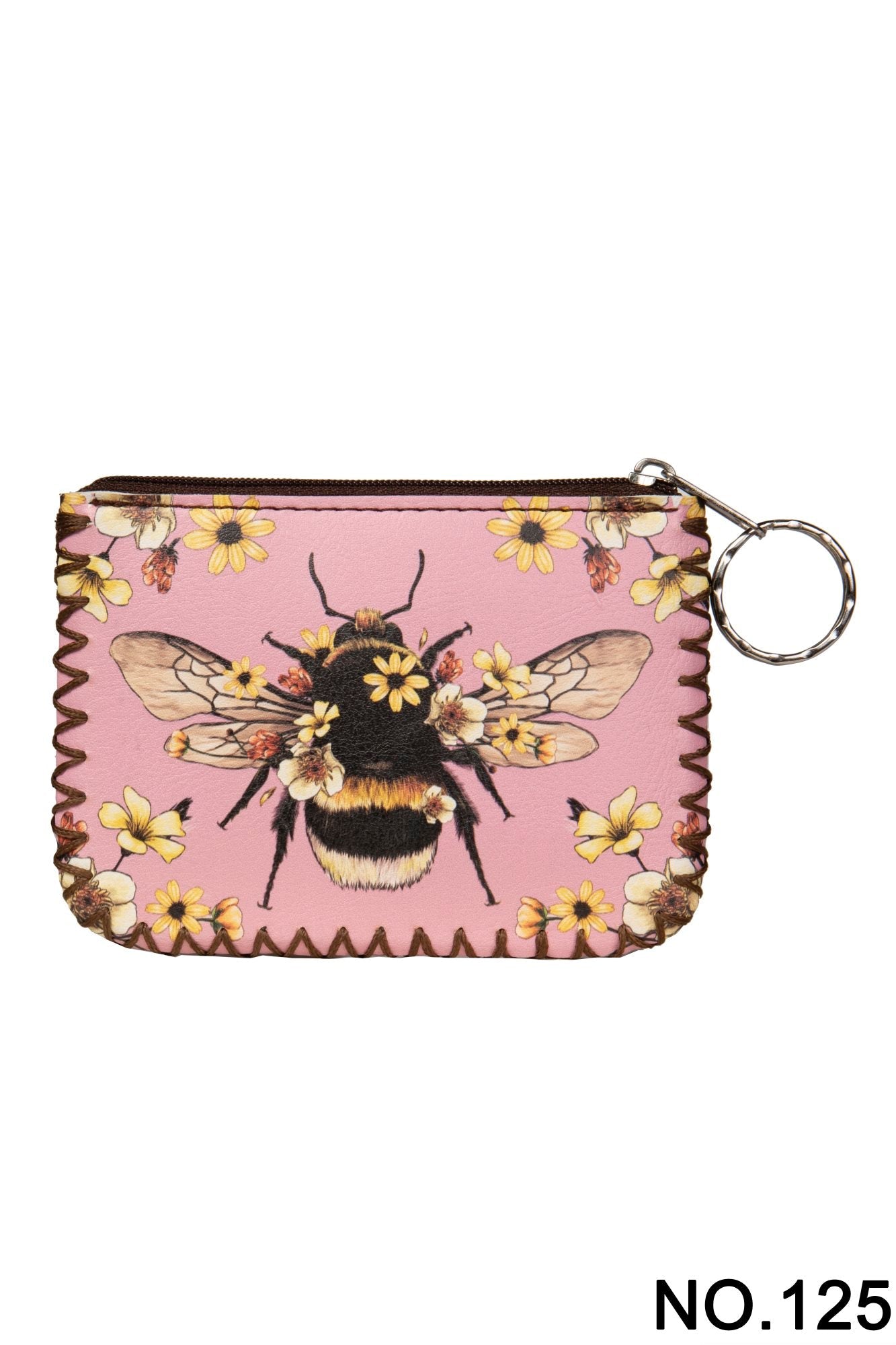 Bee Print Hand Stitch Coin Purse HB0665 - NO.125