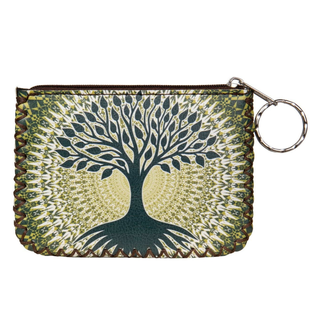 Tree of Life Print Hand Stitch Coin Purse HB0665 - NO.127