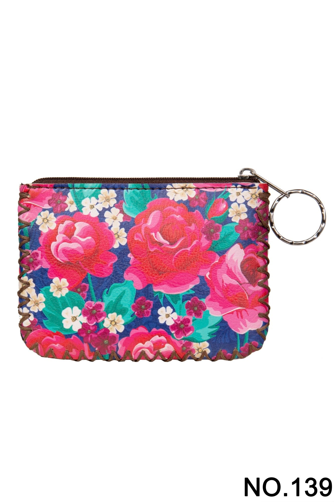 Rose Print Hand Stitch Coin Purse HB0665 - NO.139