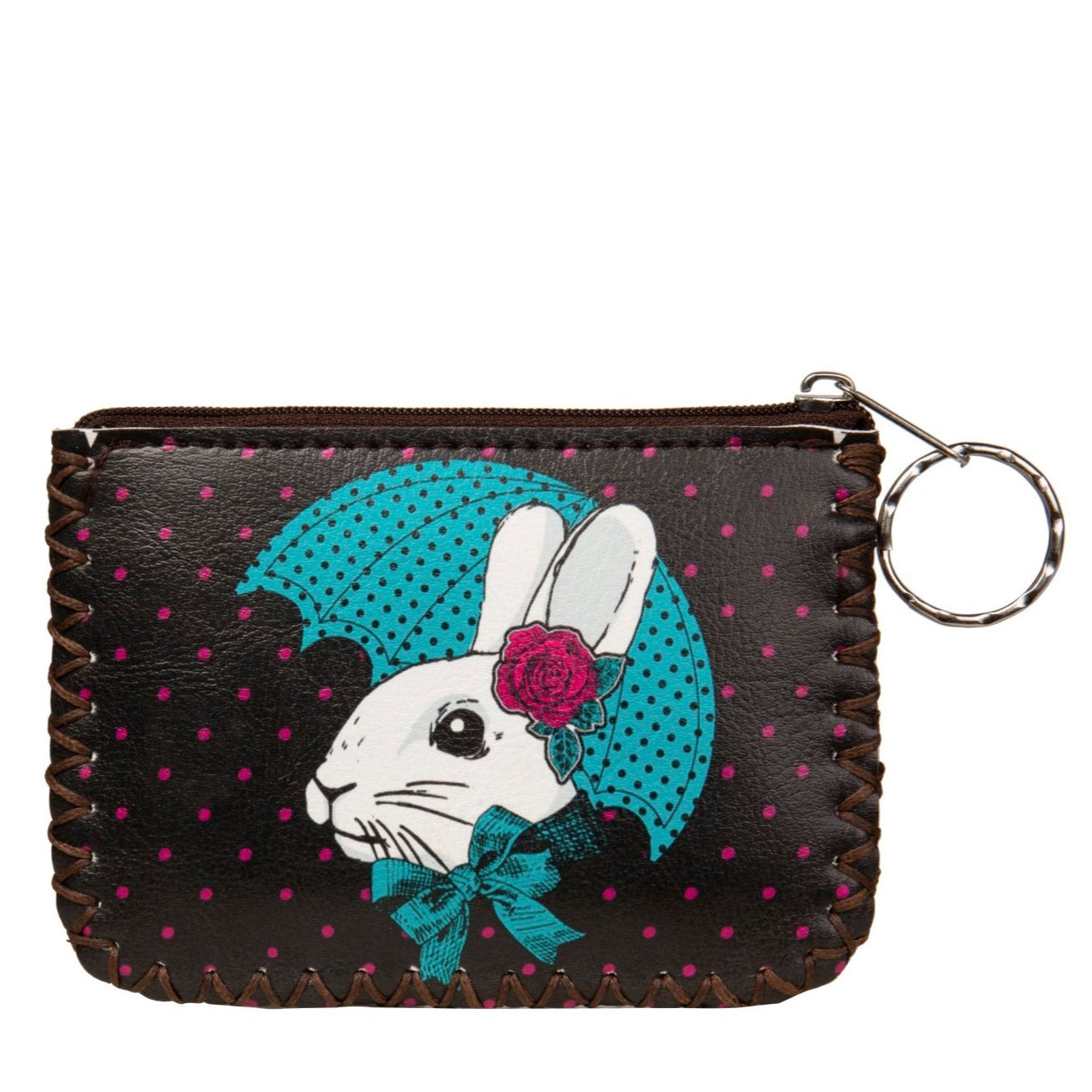 Bunny Print Hand Stitch Coin Purse HB0665 - NO.147