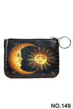 Moon & Sun Print Hand Stitch Coin Purse HB0665 - NO.149