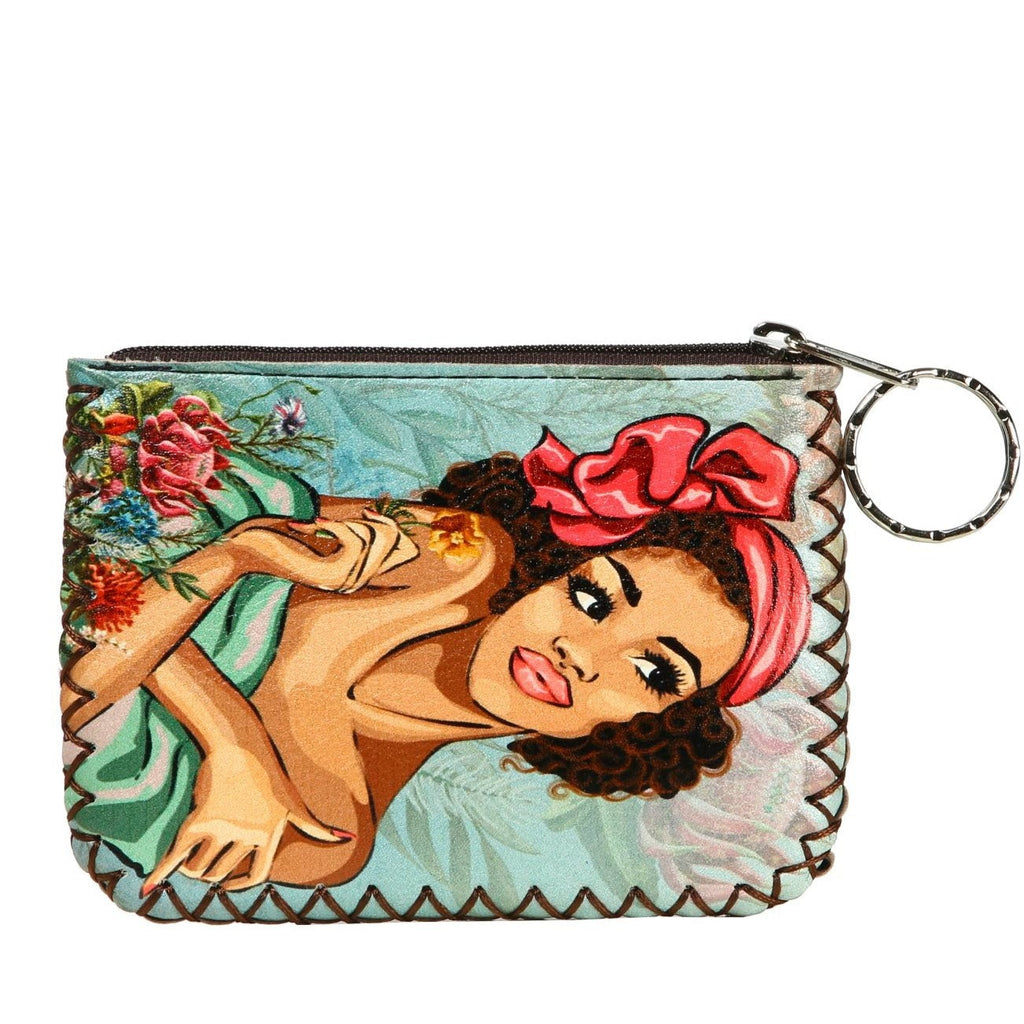 Art Girl Print Hand Stitch Coin Purse HB0665 - NO.165