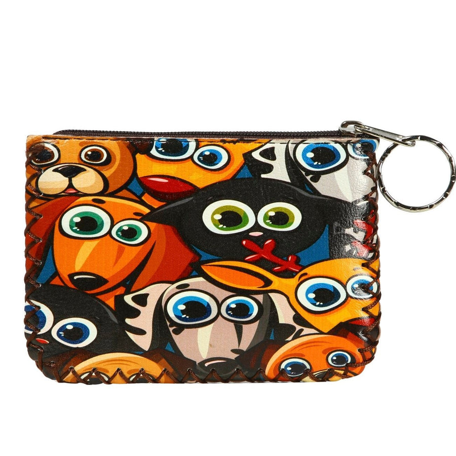 Dog Print Hand-Stitched Coin Purse HB0665 - No. 166