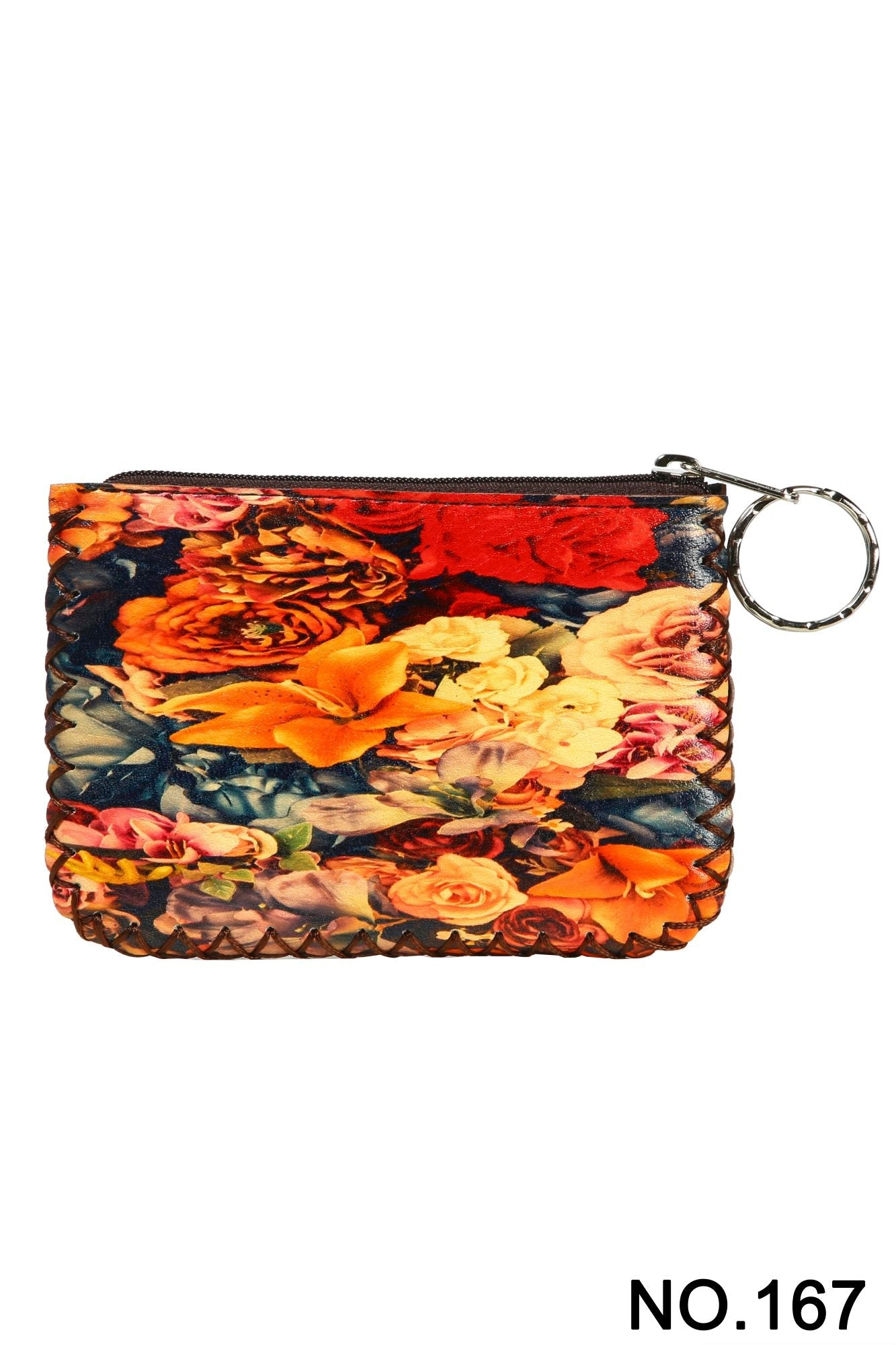 Floral Print Hand Stitch Coin Purse HB0665 - NO.167