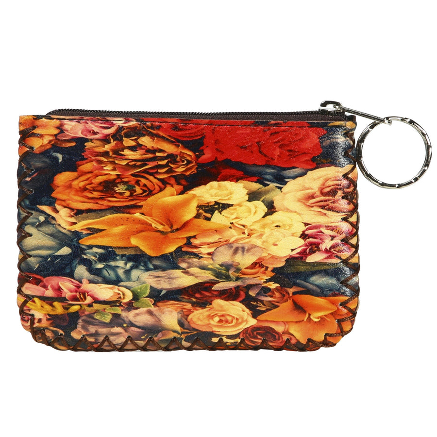Floral Print Hand-Stitched Coin Purse HB0665 - No. 167