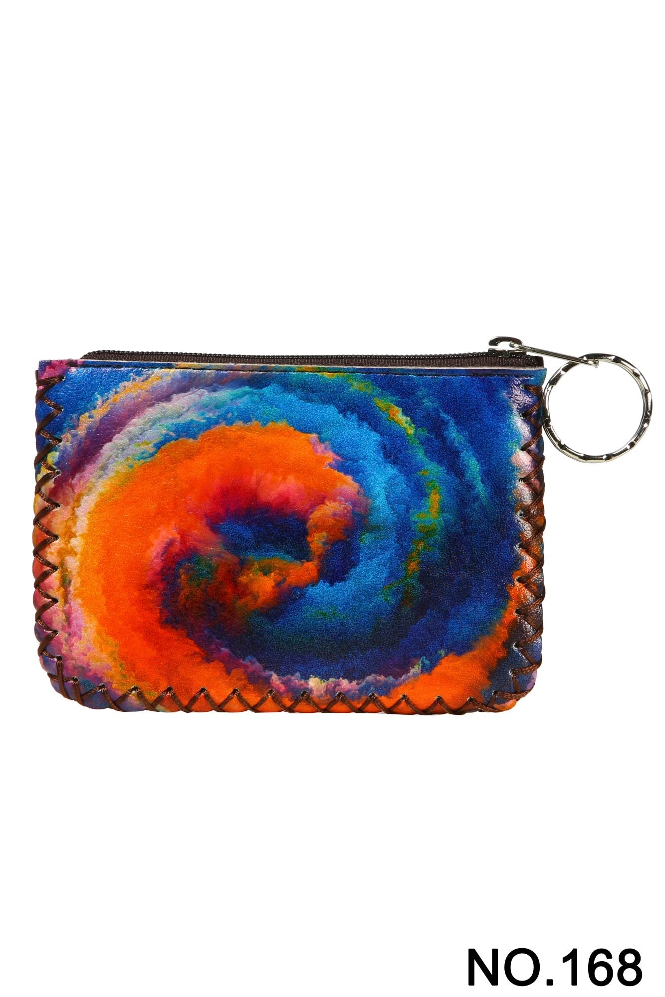 Cloud Wave Print Hand Stitch Coin Purse HB0665 - NO.168