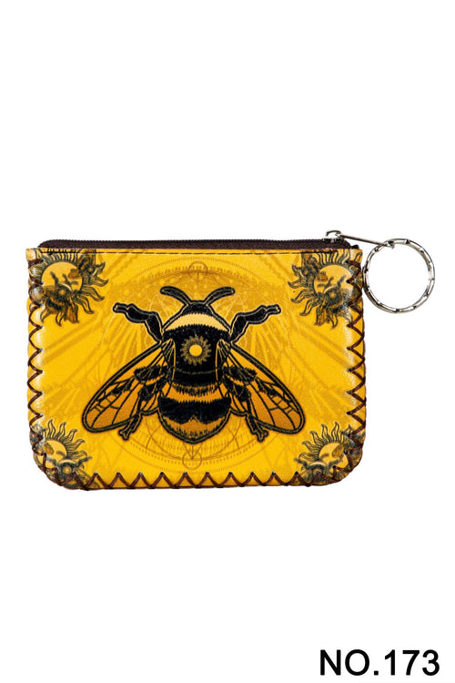 Bee Print Hand Stitch Coin Purse HB0665 - NO.173