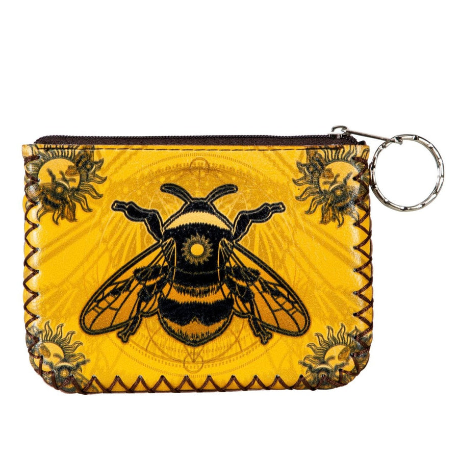 Bee Print Hand-Stitched Coin Purse HB0665 - No. 173