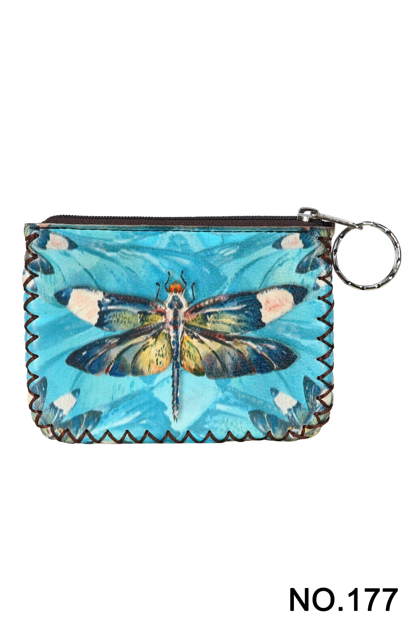 Dragonlfy Print Hand Stitch Coin Purse HB0665 - NO.177