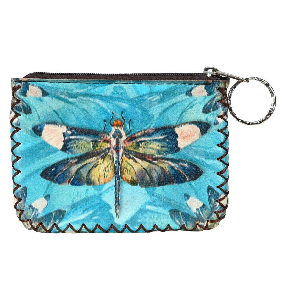Dragonlfy Print Hand-Stitched Coin Purse HB0665 - No. 177