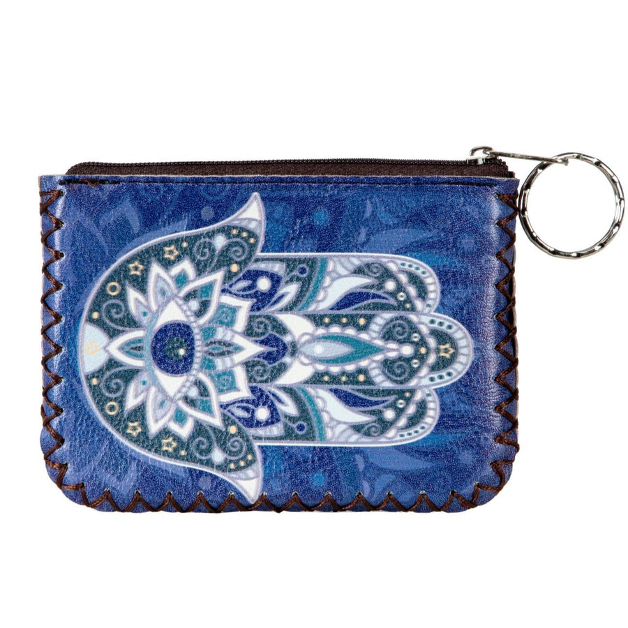 Fatima Palm Print Hand-Stitched Coin Purse HB0665 - No. 183