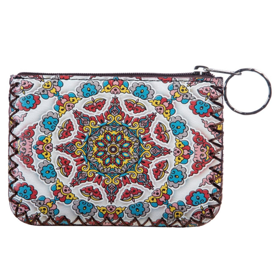Totem Print Hand-Stitched Coin Purse HB0665 - No. 193