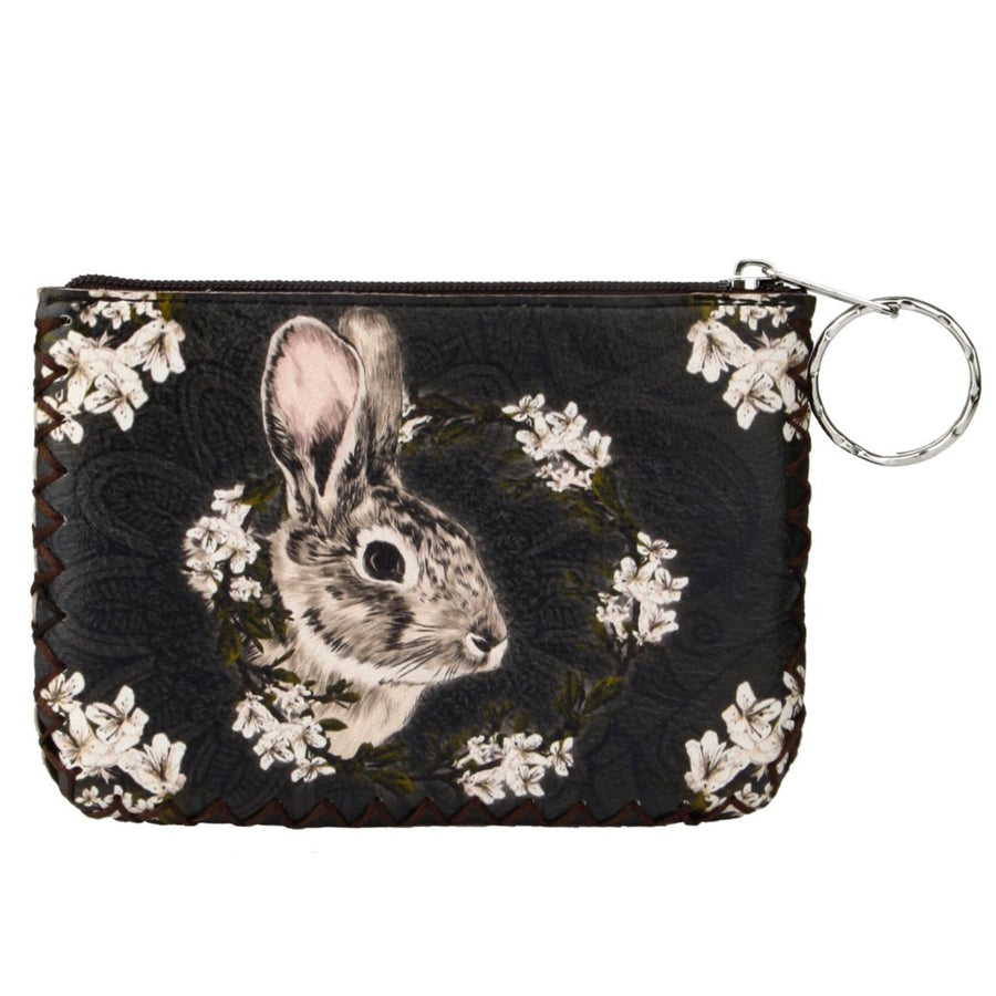 Rabbit Print Hand-Stitched Coin Purse HB0665 - No. 69