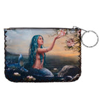 Mermaid Print Hand Stitch Coin Purse HB0665 - NO.74