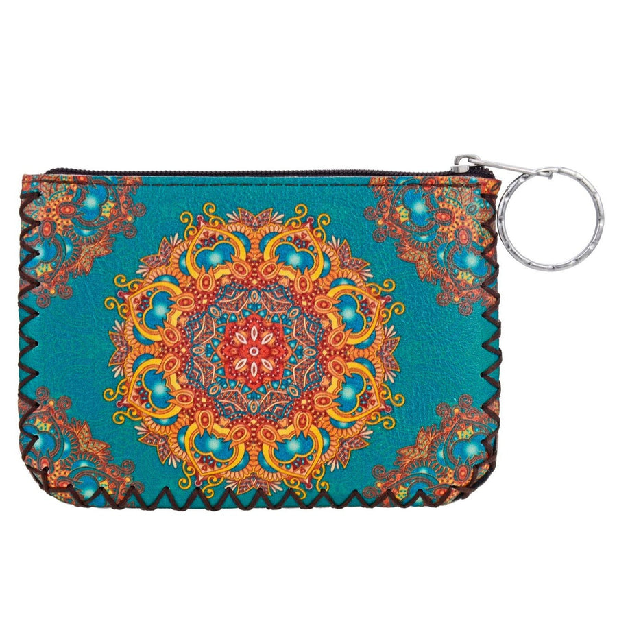 Medalion Print Hand-Stitched Coin Purse HB0665 - No. 80
