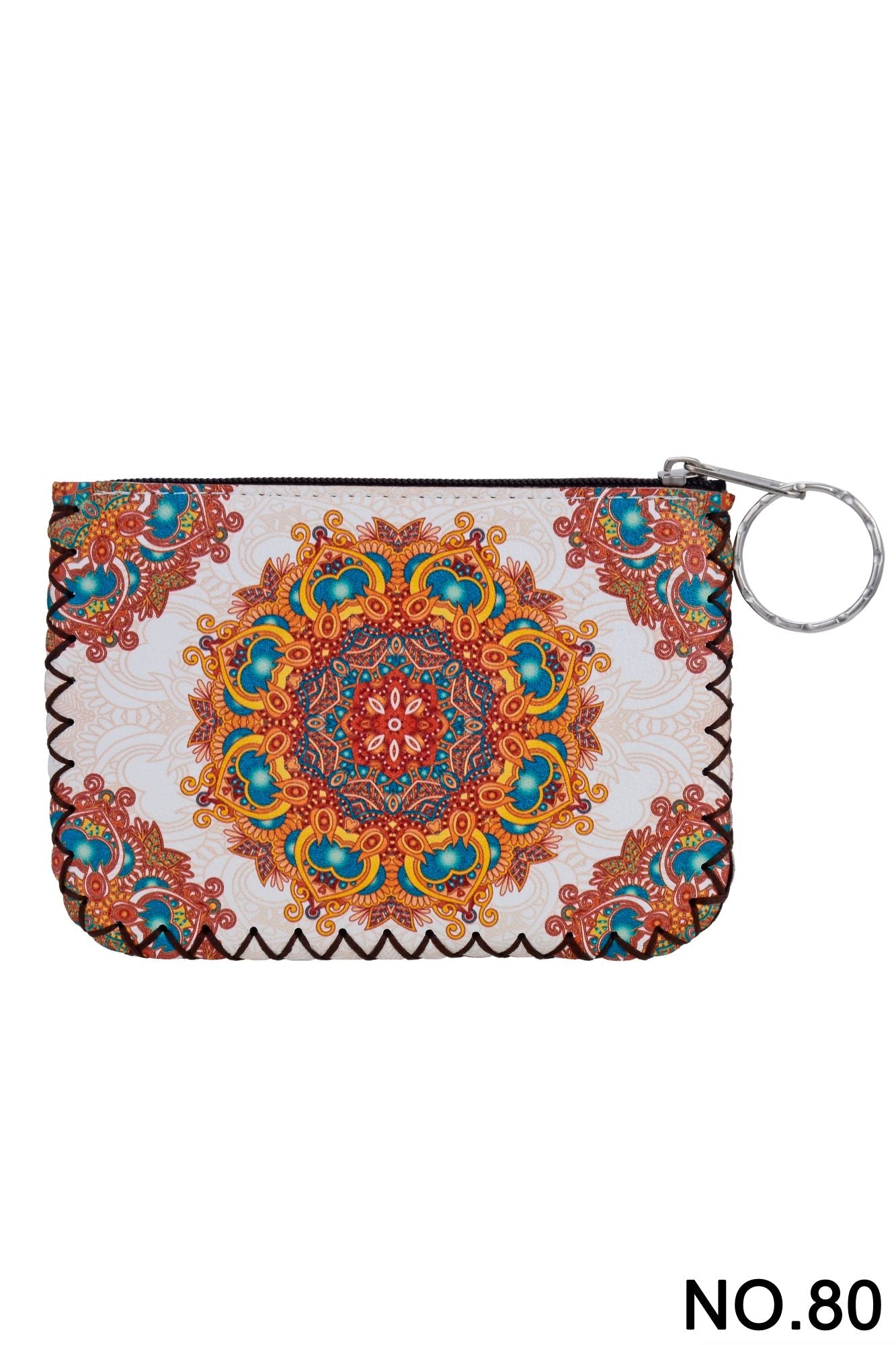 Medalion Print Hand Stitch Coin Purse HB0665 - NO.80