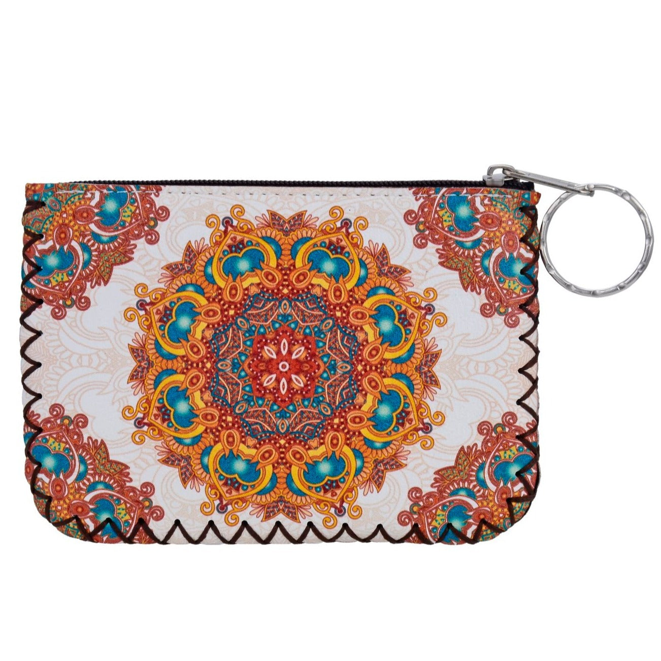 Medalion Print Hand Stitch Coin Purse HB0665 - NO.80