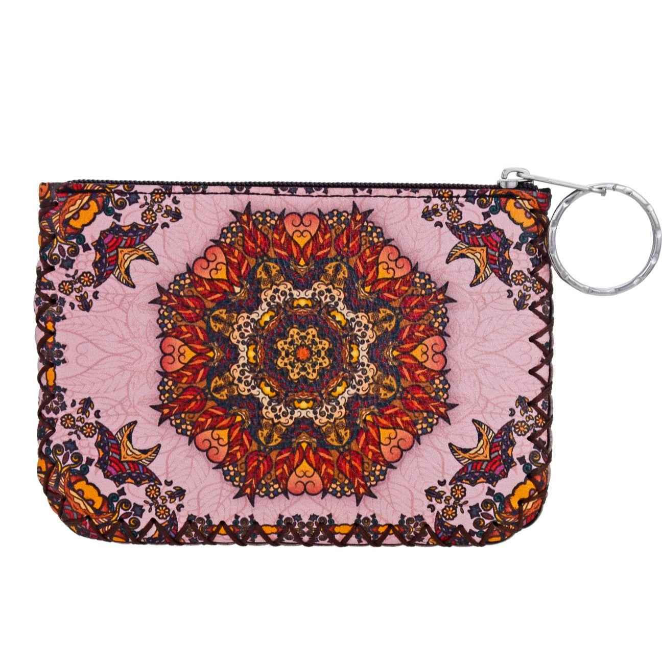 Medalion Print Hand Stitch Coin Purse HB0665 - NO.82