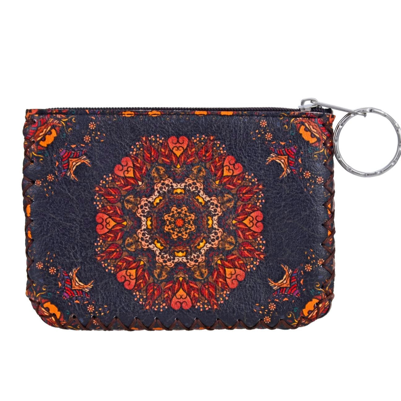 Medalion Print Hand Stitch Coin Purse HB0665 - NO.82