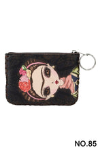 Frida Print Hand Stitch Coin Purse HB0665 - NO.85