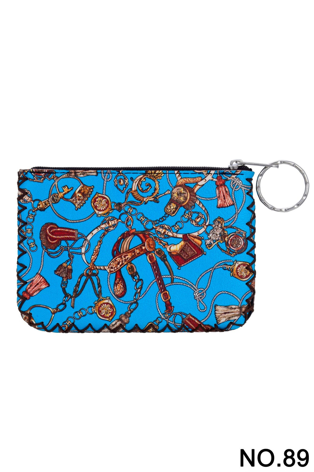 Ornament Print Hand Stitch Coin Purse HB0665 - NO.89