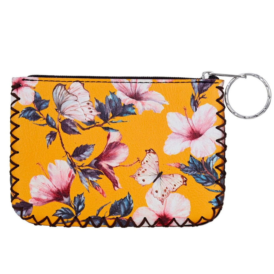 Flower Print Hand-Stitched Coin Purse HB0665 - No. 90