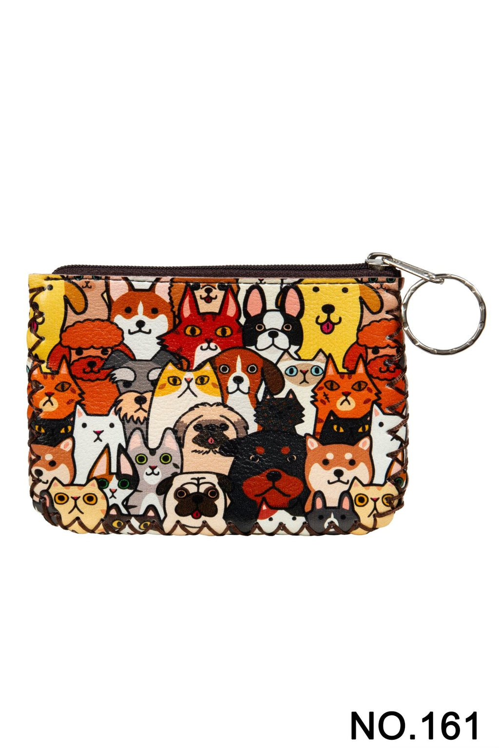 Puppy Print Hand Stitch Coin Purse HB0665 - NO.161