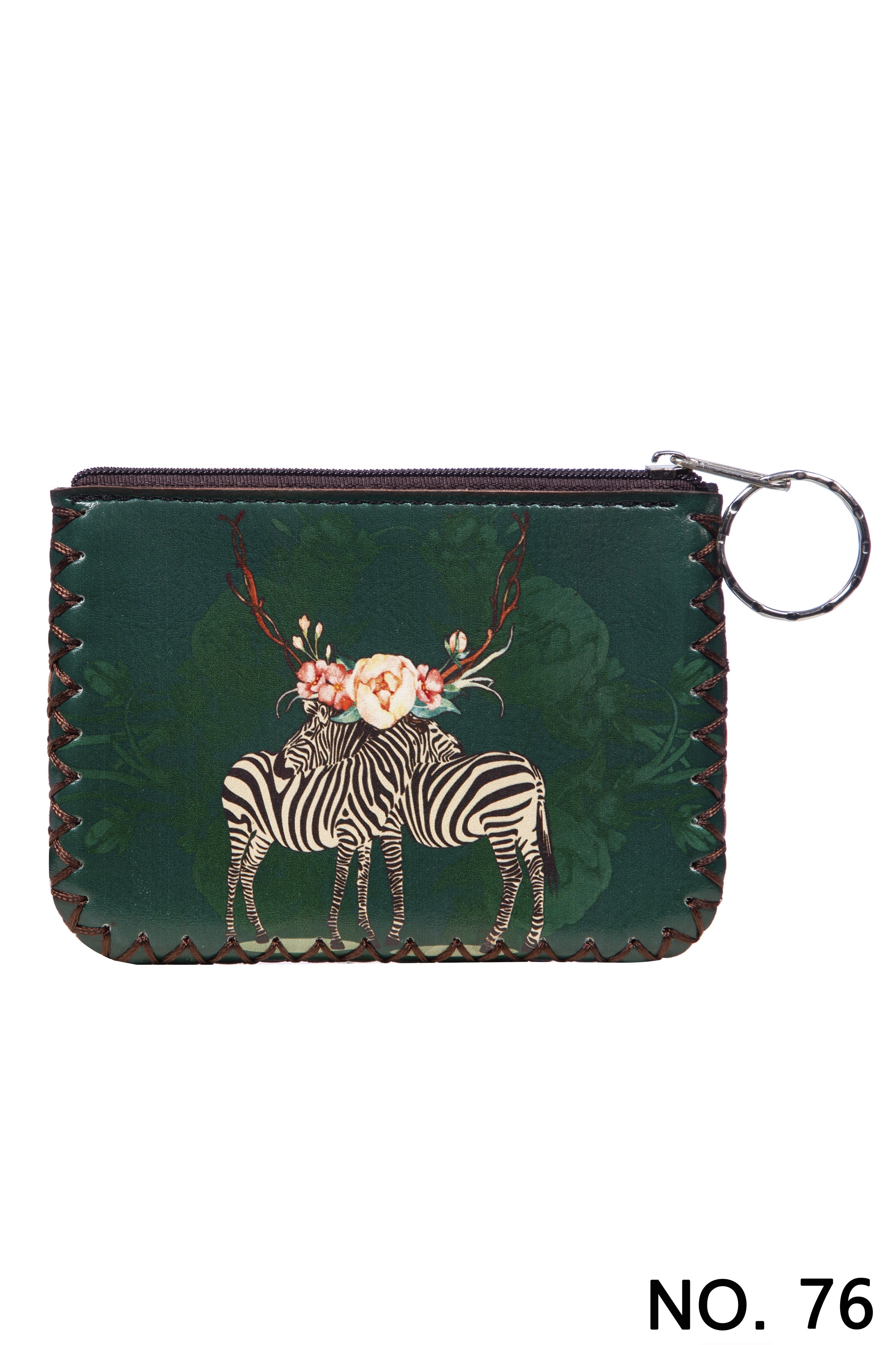 Zebra Print Hand Stitch Coin Purse HB0665 - NO.76