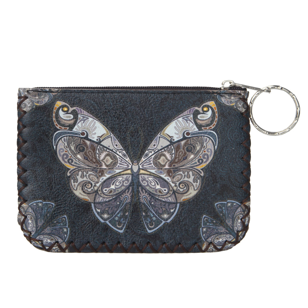 Butterfly Print Hand Stitch Coin Purse HB0665 - NO.103