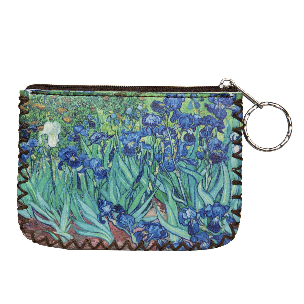 Irises Painting Print Hand Stitch Coin Purse HB0665 - NO.120
