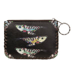Salmon Fish Print Hand Stitch Coin Purse HB0665 - NO.134