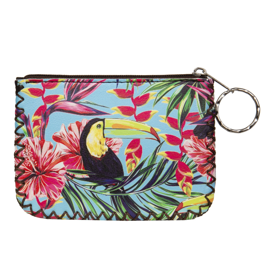 Bird Print Hand Stitch Coin Purse HB0665 - NO.137