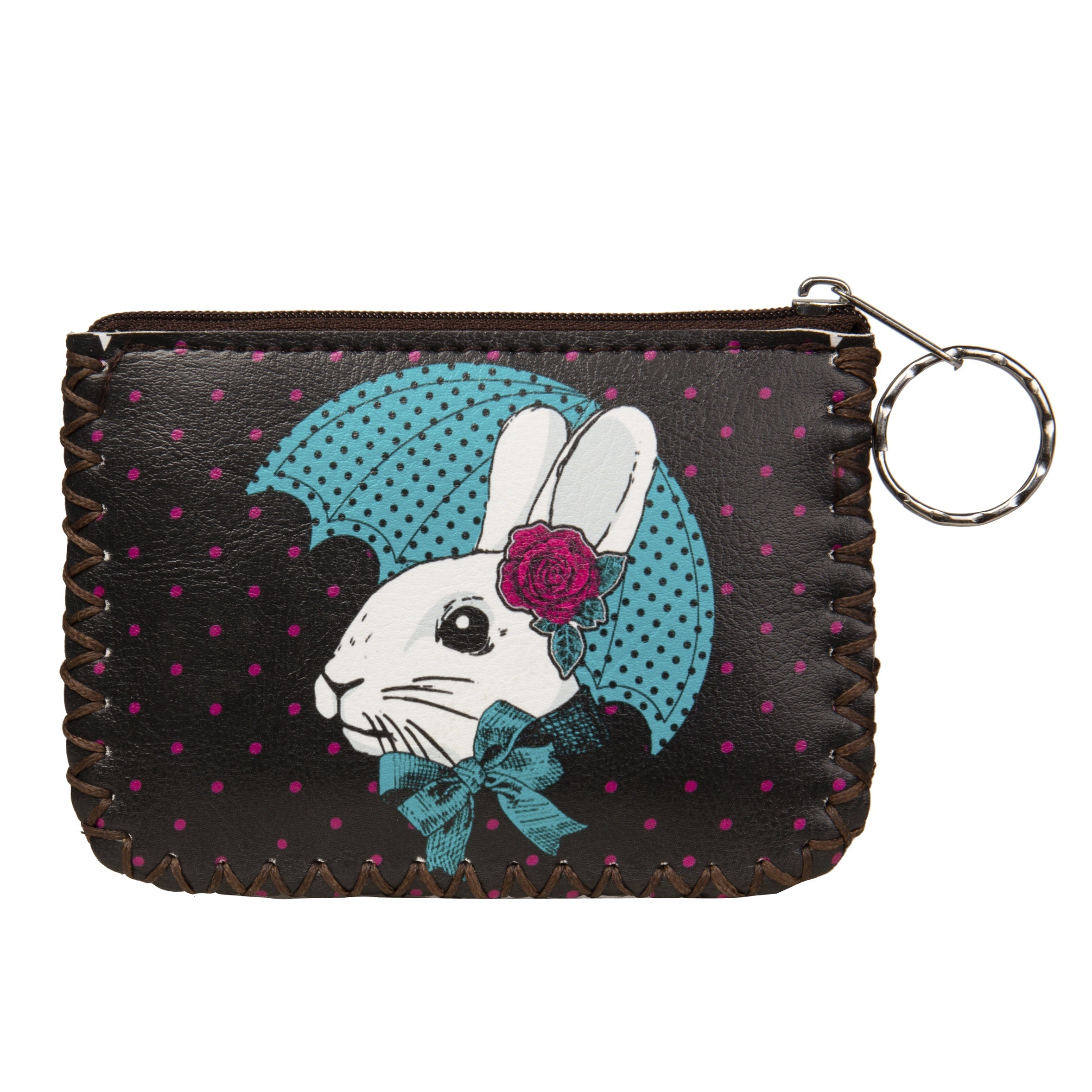 Bunny Print Hand Stitch Coin Purse HB0665 - NO.147