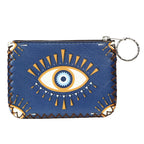 Evil Eye Print Hand Stitch Coin Purse HB0665 - NO.154