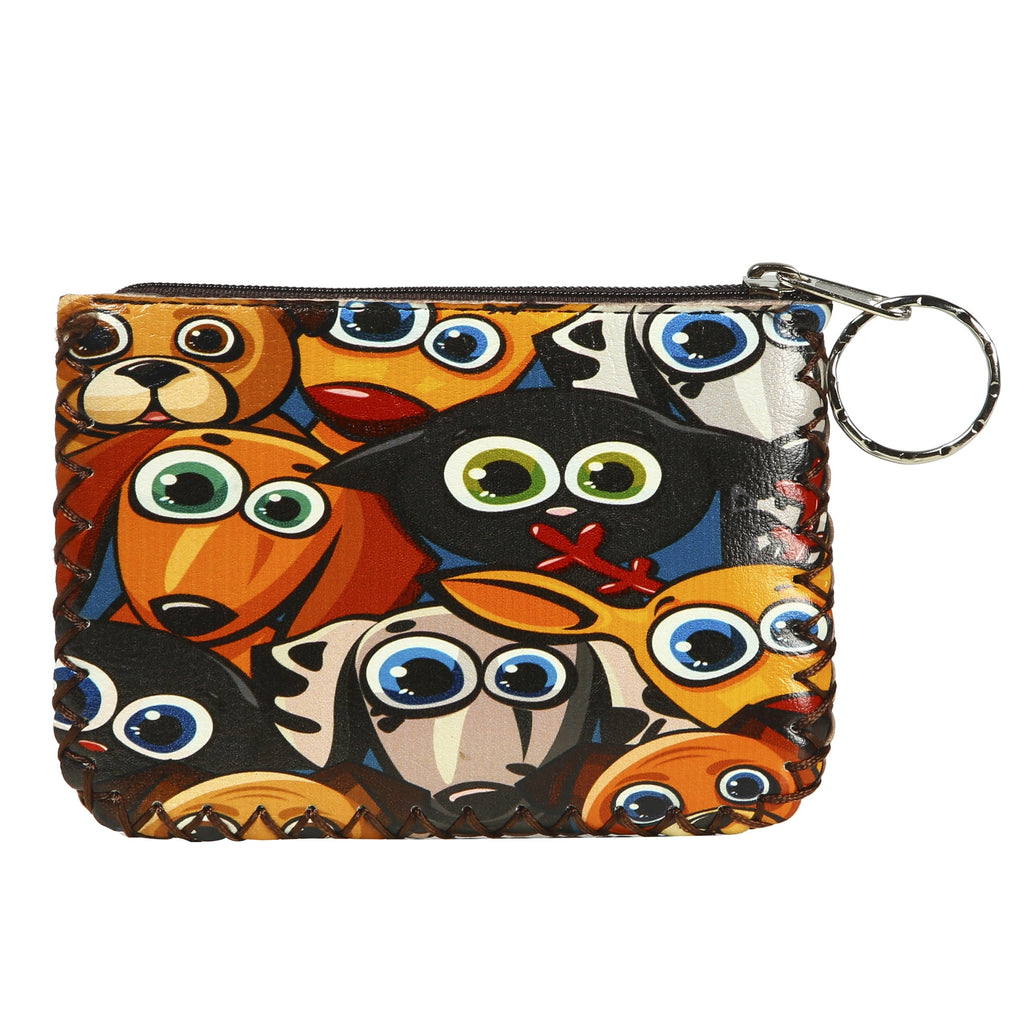 Dog Print Hand Stitch Coin Purse HB0665 - NO.166