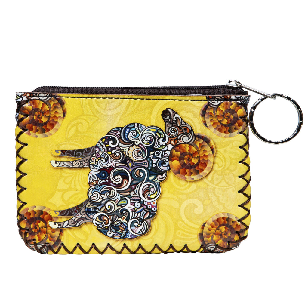 Sheep Print Hand Stitch Coin Purse HB0665 - NO.187