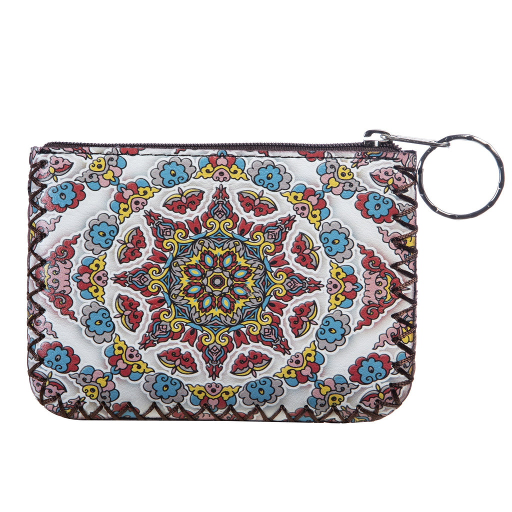 Totem Print Hand Stitch Coin Purse HB0665 - NO.193