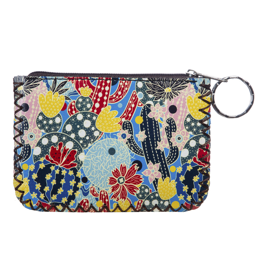 Cactus Print Hand Stitch Coin Purse HB0665 - NO.198