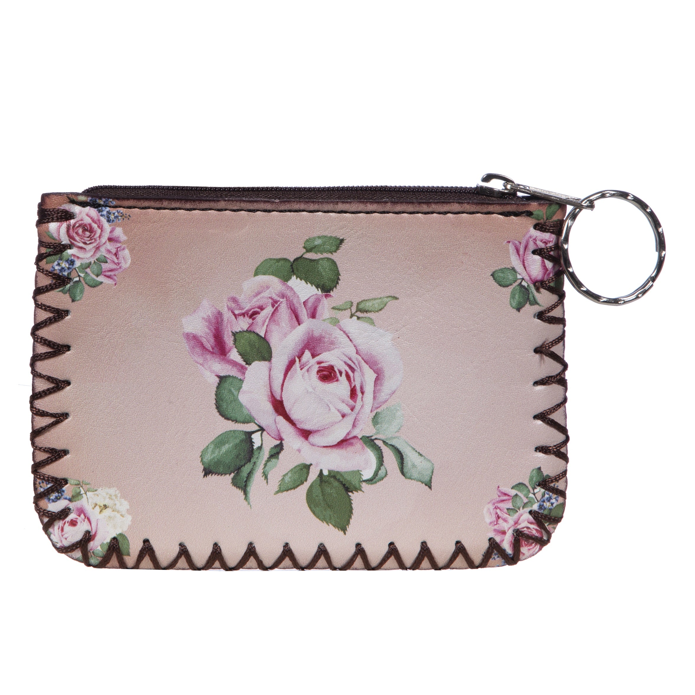 Rose Print Hand Stitch Coin Purse HB0665-NO.211