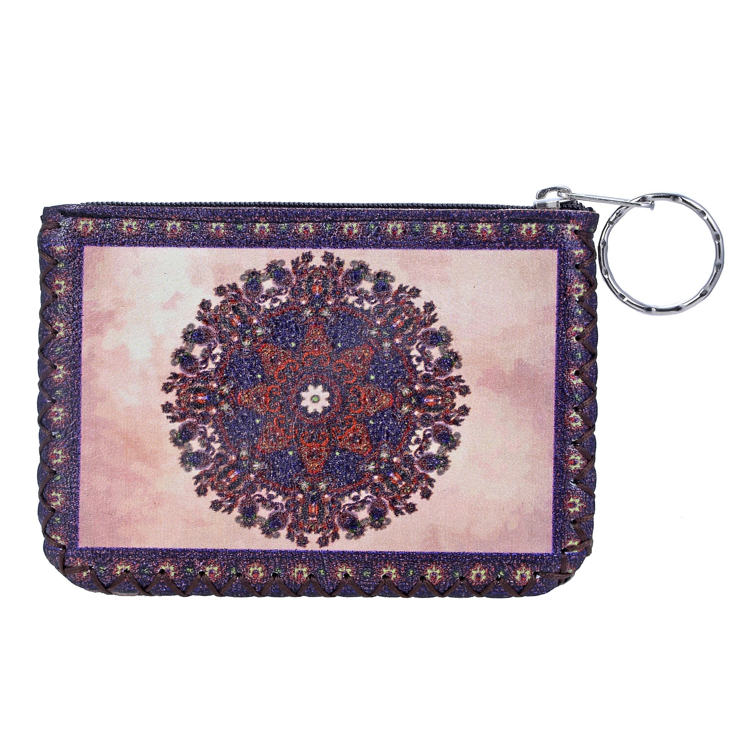 Medalion Print Hand Stitch Coin Purse HB0665 - NO.6