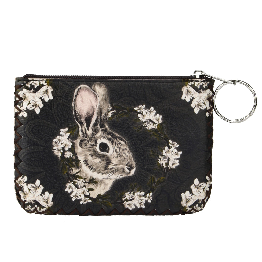 Rabbit Print Hand Stitch Coin Purse HB0665 - NO.69