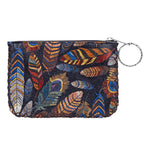 Feather Print Hand Stitch Coin Purse HB0665 - NO.71