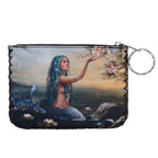 Mermaid Print Hand Stitch Coin Purse HB0665 - NO.74