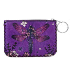 Dragonfly Print Hand Stitch Coin Purse HB0665 - NO.77